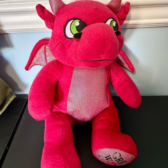 Build a bear Great Wolf Lodge collection lot of 5 raccoon/squirrel/dragon plush - Picture 4 of 9